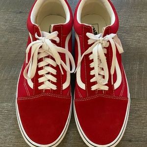 Vans Old Skool Red Shoes Sneakers Men’s 12